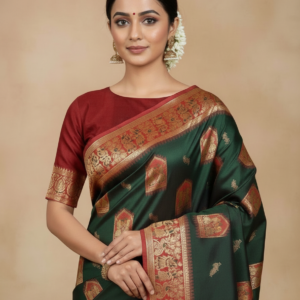 Heritage Weave Baluchari Saree